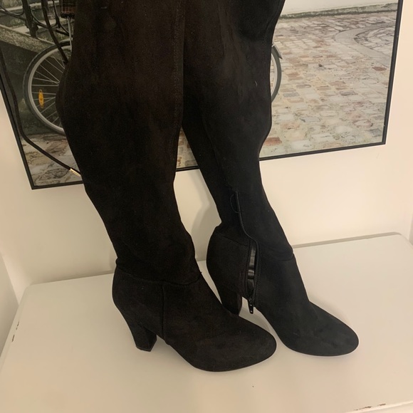 Call It Spring Shoes - Knee high black boots - used